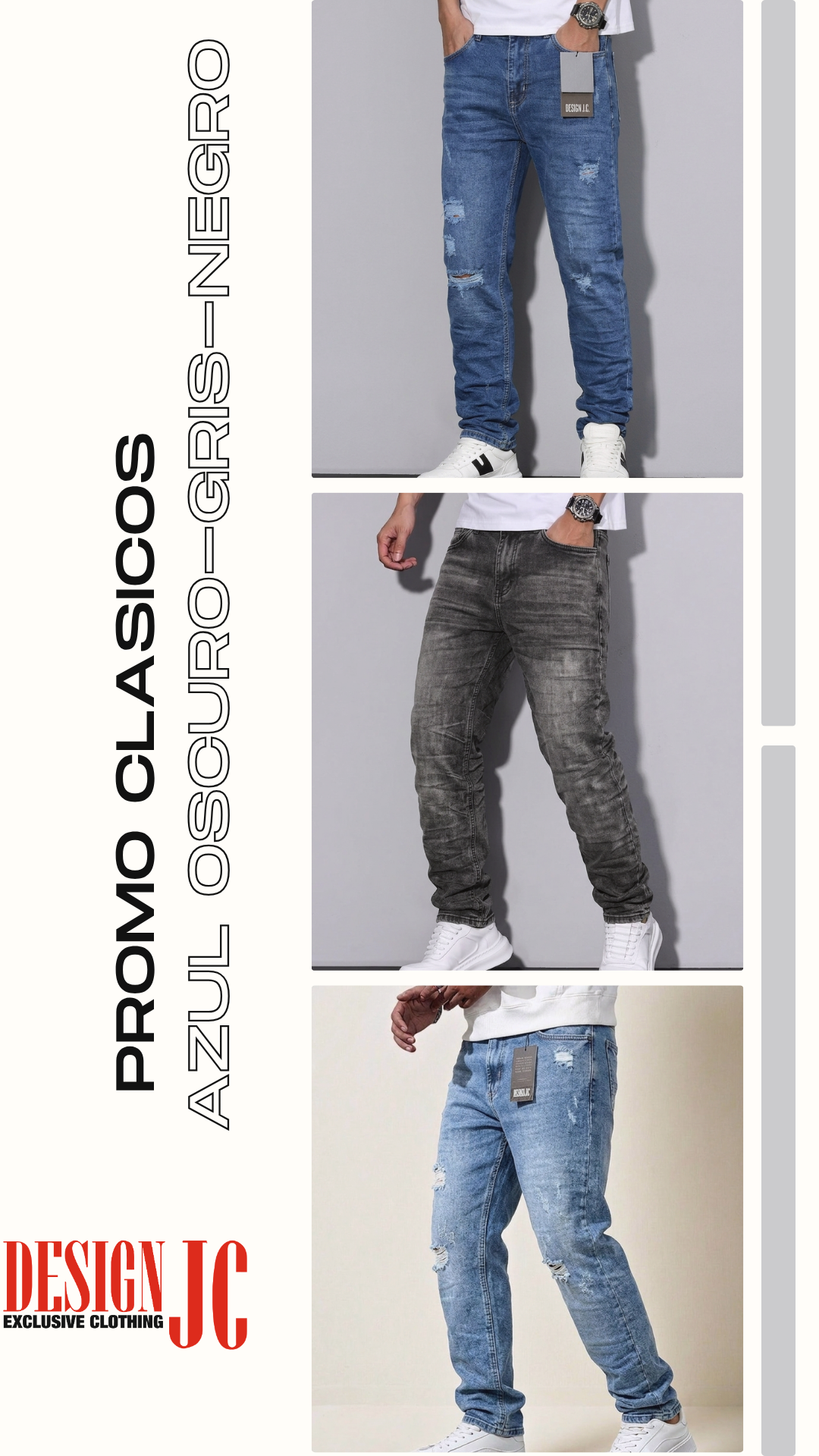 TRIO PANTALONES CLASICOS