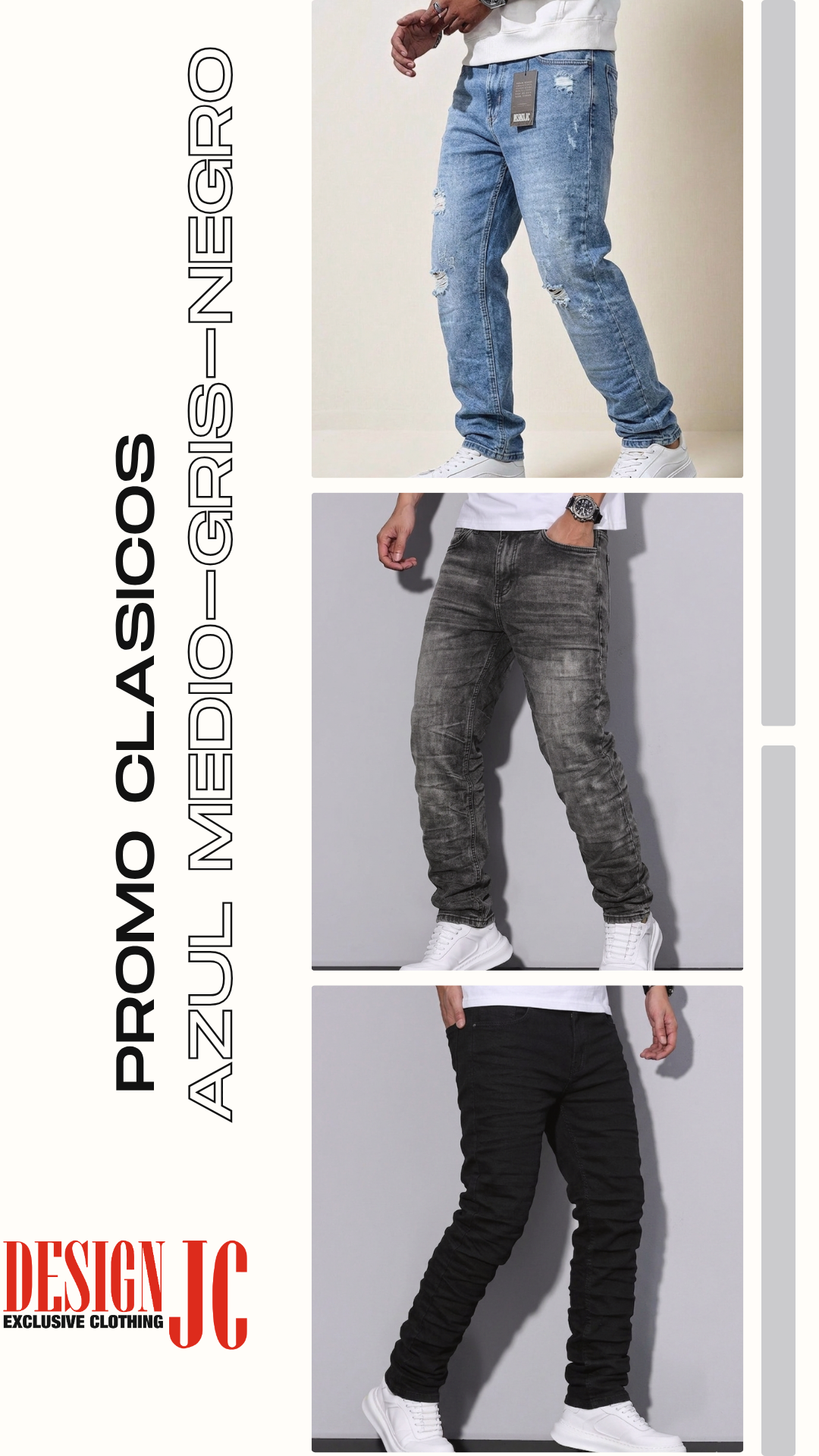 TRIO PANTALONES CLASICOS